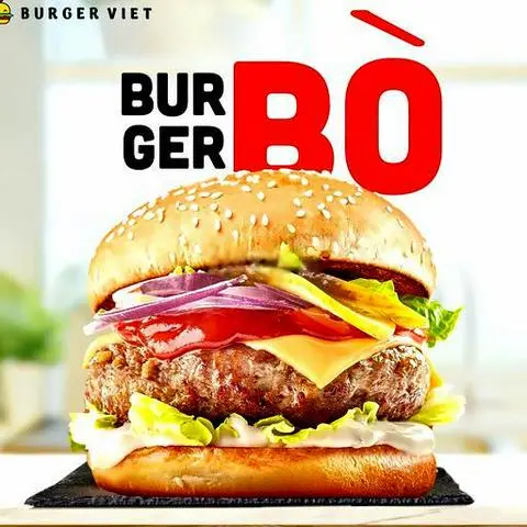 Hình ảnh Hamburger Bò Phô-mai