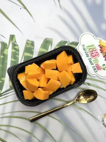 Hình ảnh Đu đủ vàng cắt sẵn