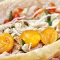 Hình ảnh Bánh mì gà xé