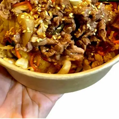 Hình ảnh Miến hàn quốc xào bò