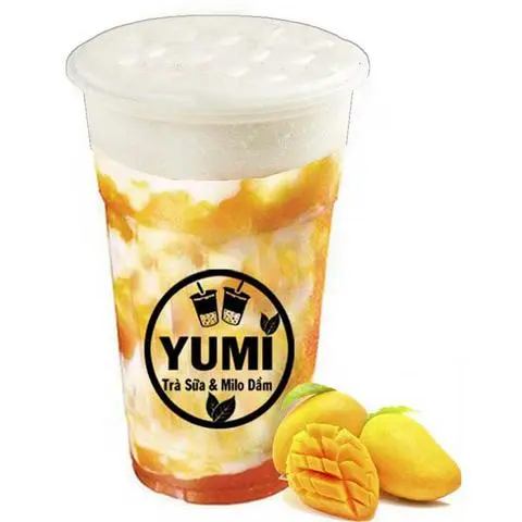 Hình ảnh Trà Sữa Xoài Tươi Dầm Kem Cheese (Size 700ml)