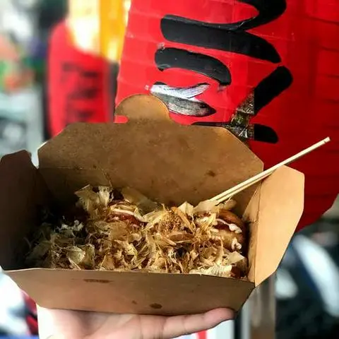 Hình ảnh Takoyaki nhân bạch tuộc phần 4 viên