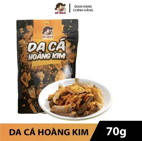 Hình ảnh Da cá hoàng kim Abi snack
