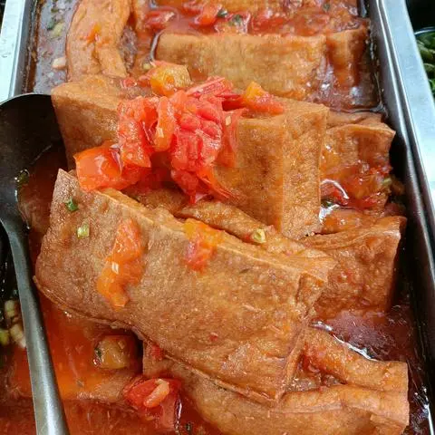 Hình ảnh đau hu don thịt xốt cà chua 