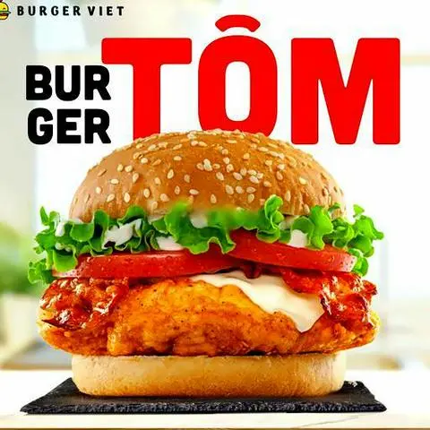 Hình ảnh Hamburger Tôm Phô-mai