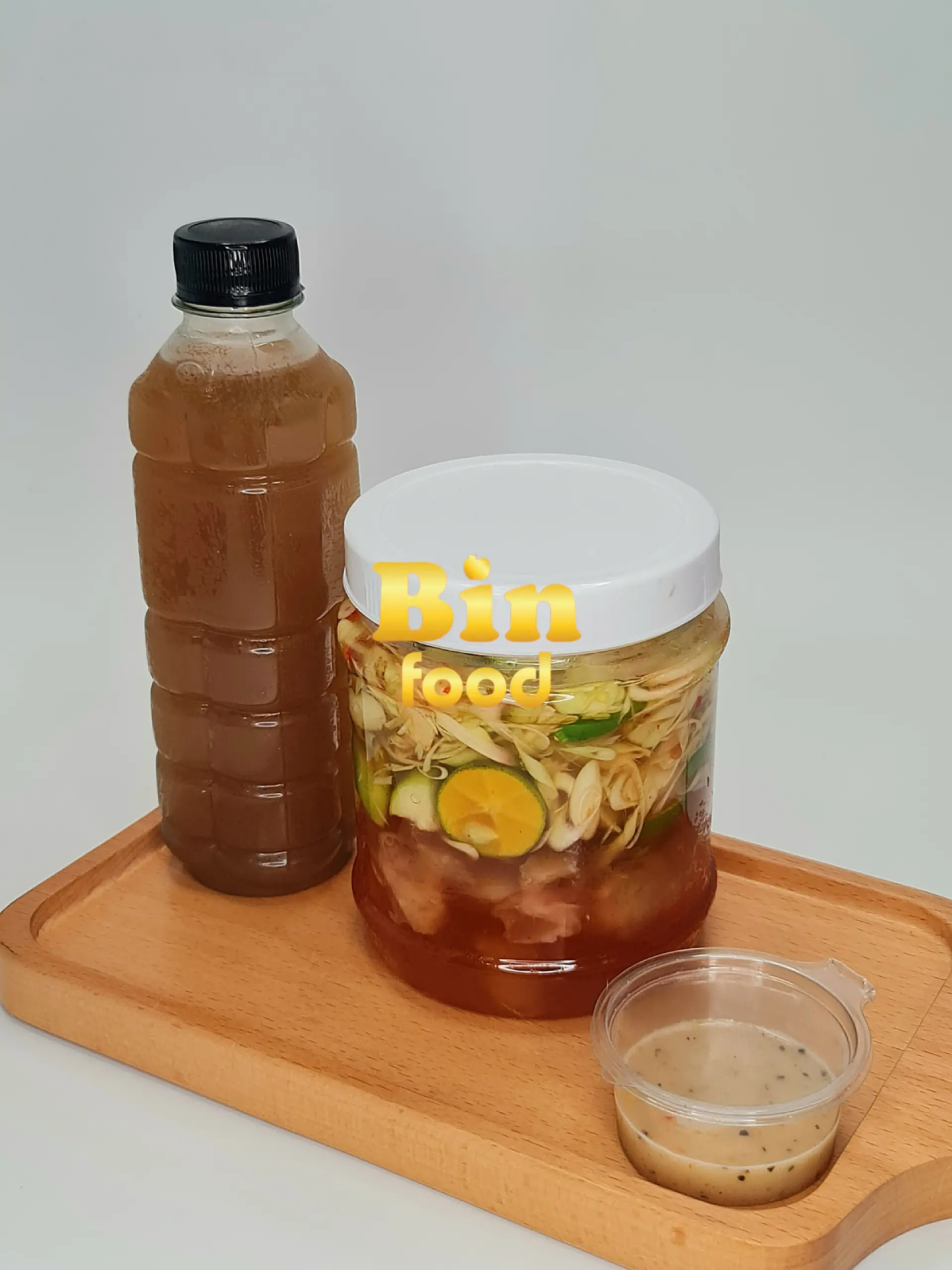 Hình ảnh Combo 1 Gân bò sả tắc Size S + 1 Nước sâm