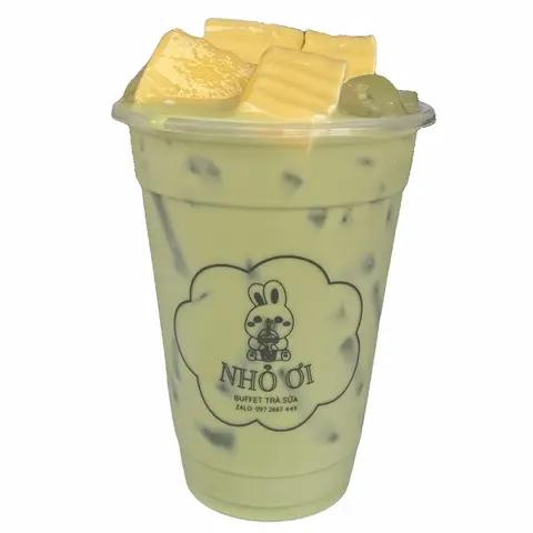 Hình ảnh Trà Sữa Thái Xanh Pudding Trứng