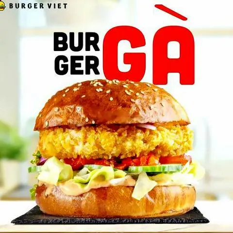Hình ảnh Hamburger Gà Phô-mai