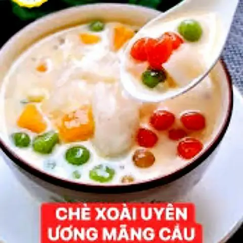 Hình ảnh Chè xoài uyên ương mãng cầu