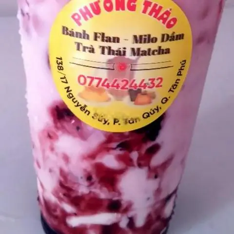 Hình ảnh Sữa chua việt quất đác dâu