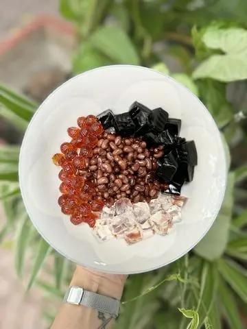 Hình ảnh Chè đậu đỏ thạch dẻo