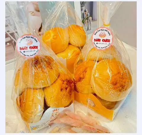 Hình ảnh Bánh Hamberger Chà Bông Cay (set 5c)