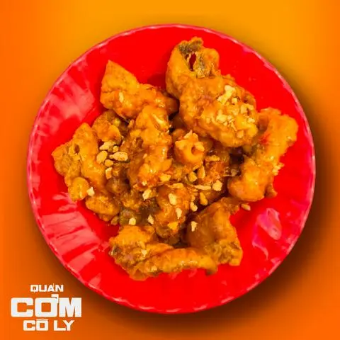 Hình ảnh Da gà chiên sốt MẮM TỎI thêm (không cơm)