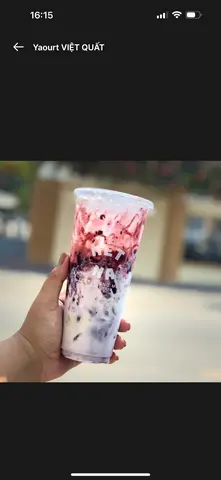 Hình ảnh yaourt Việt Quất