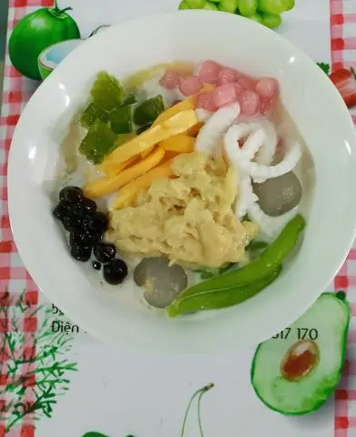Hình ảnh Chè dừa Thái sầu riêng( đặc biệt )