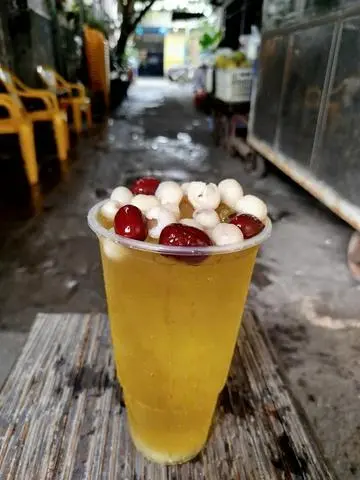 Hình ảnh Trà long nhãn táo đỏ