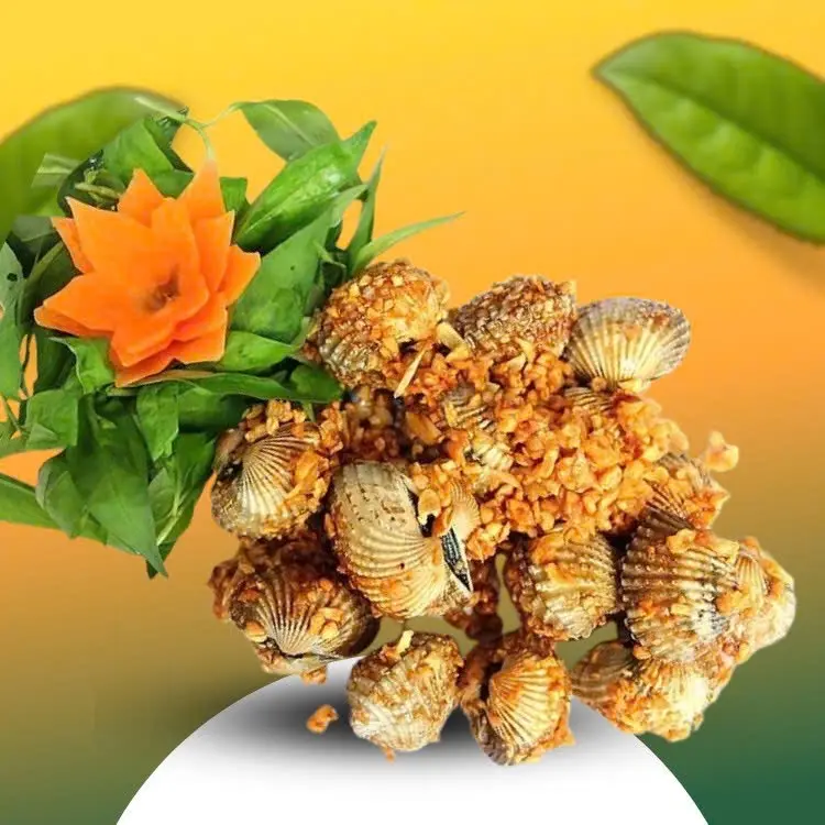 Hình ảnh sò huyết xào tỏi 
