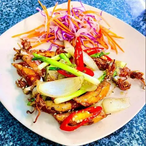 Hình ảnh Mực chiên mắm