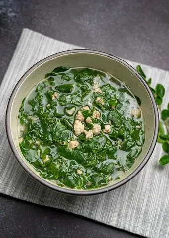 Hình ảnh Canh mồng tơi cua - nhỏ