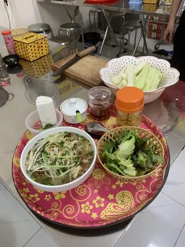 Hình ảnh bún chả + bò tái 