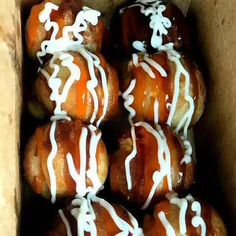Hình ảnh Takoyaki nhân phô mai phần 4 viên