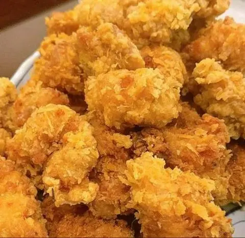 Hình ảnh Crispy fried spiced chicken/Gà tẩm gia vị chiên tempura 200gr(full topping)