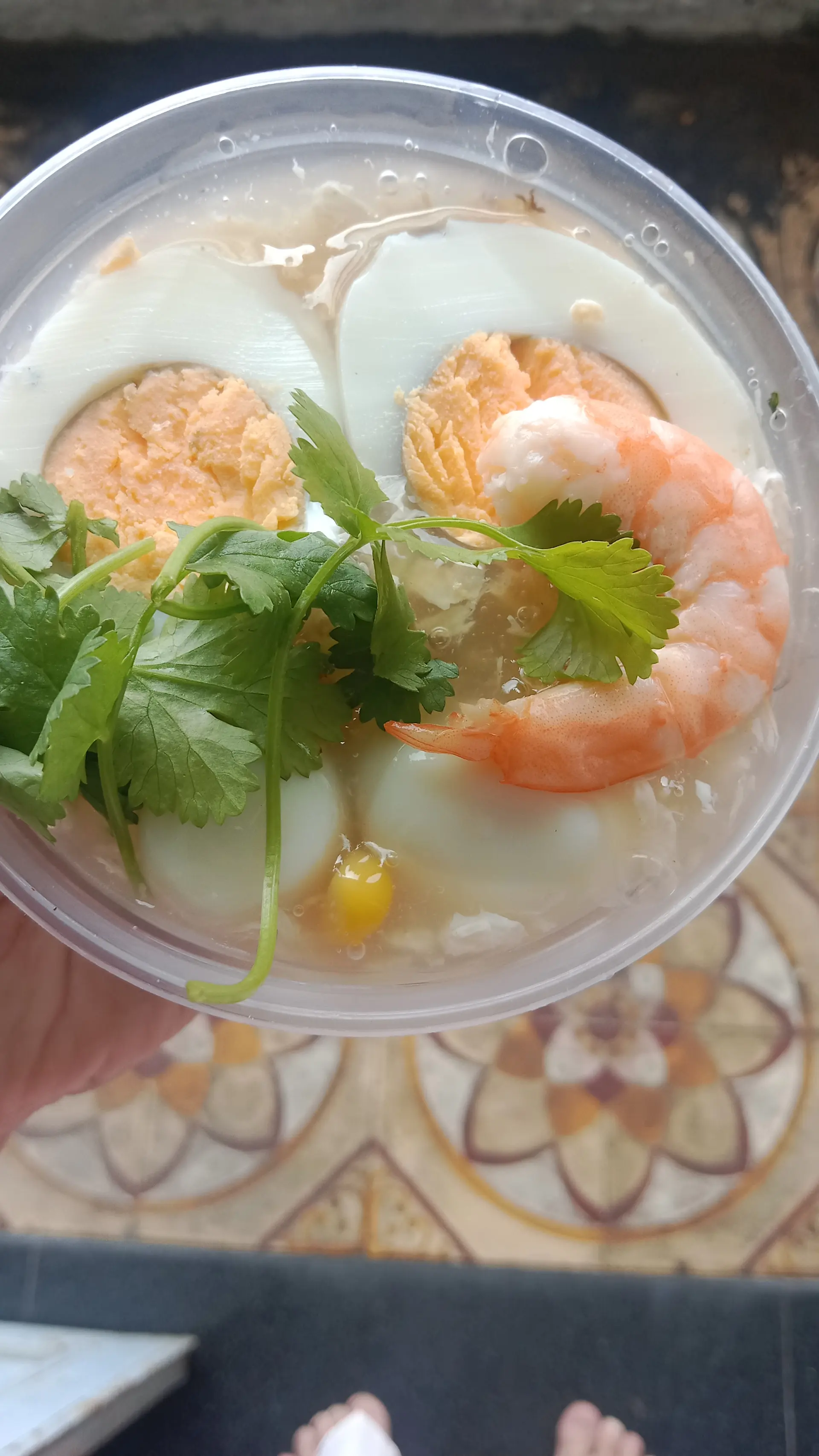 Hình ảnh Compo 3 phần súp Cua Tôm trứng gà ta