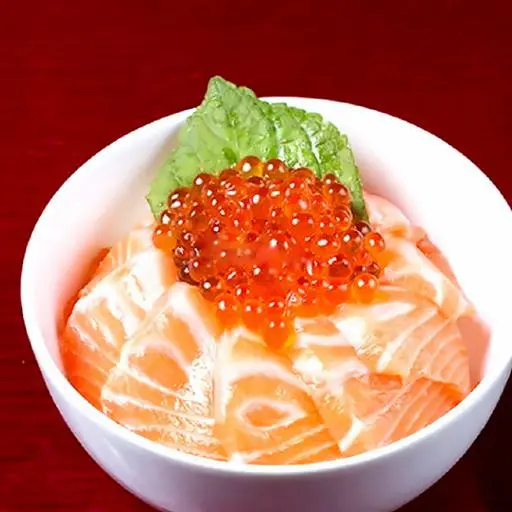 Hình ảnh L- Cơm tô cá hồi và trứng cá hồi 