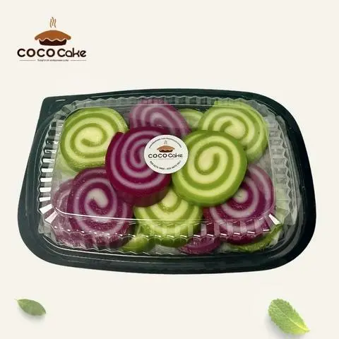 Hình ảnh Da lợn cuộn mix 2 vị 16 khoanh