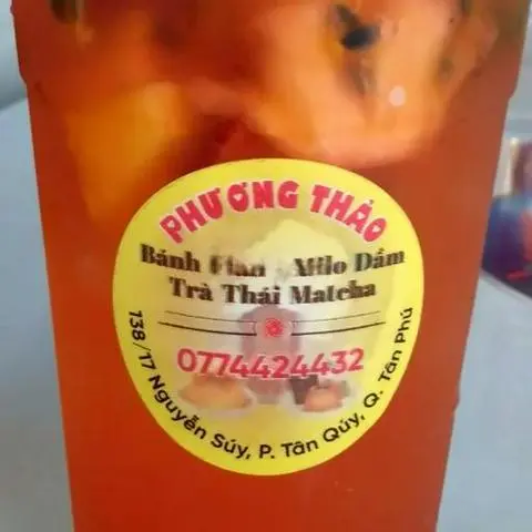 Hình ảnh Trà dâu tây trái cây nhiệt đới