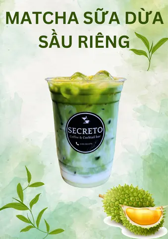 Hình ảnh Matcha Sữa Dừa Sầu Riêng