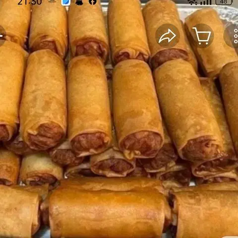 Hình ảnh Chả giò cuốn rau sống