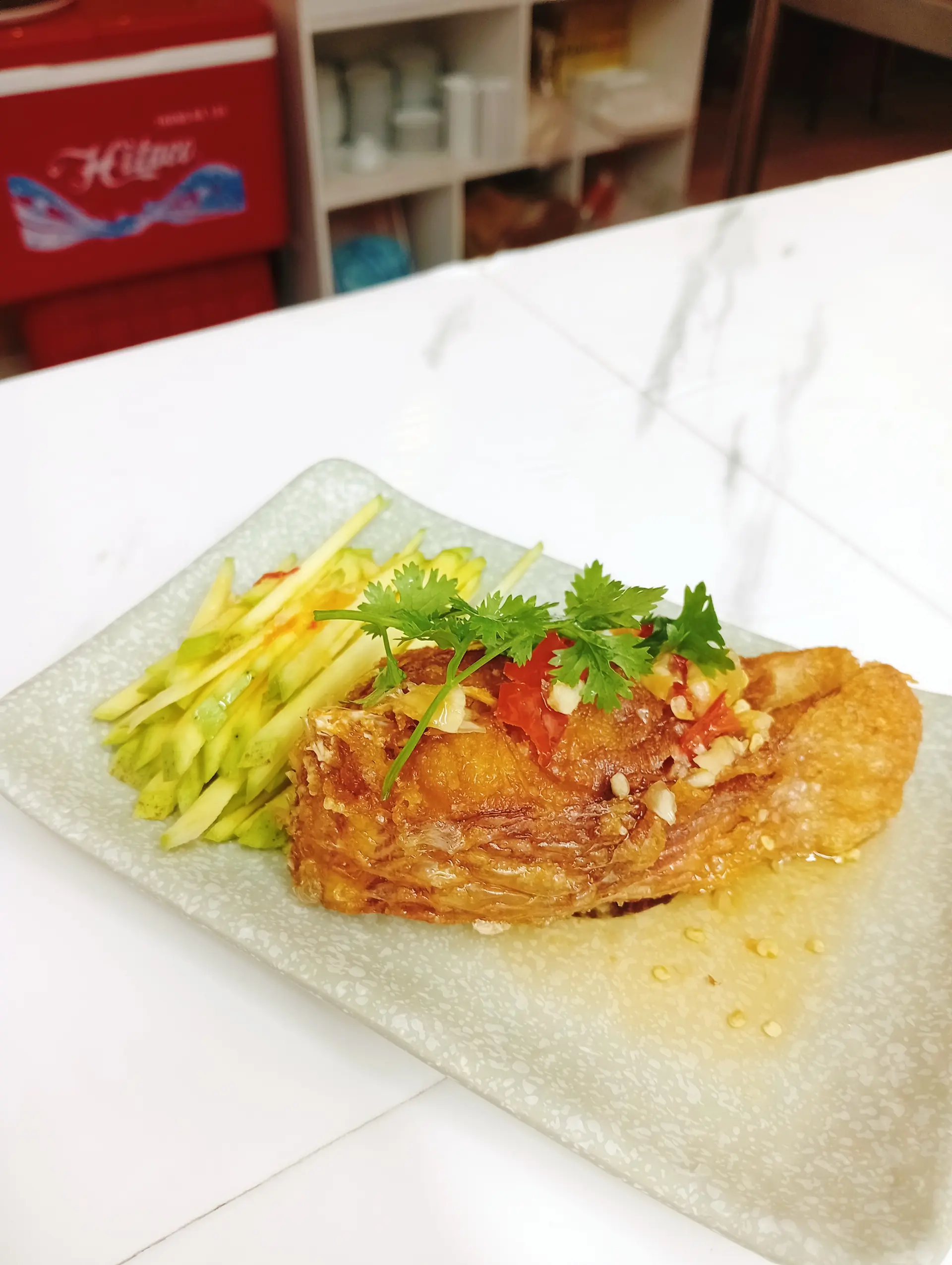 Hình ảnh Cá Diêu Hồng Chiên