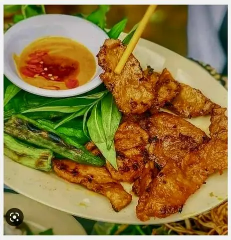 Hình ảnh vú heo nướng chao
