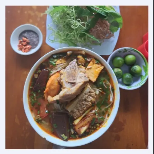 Hình ảnh canh bún cua đồng đặc biệt (FULL TOPPING)