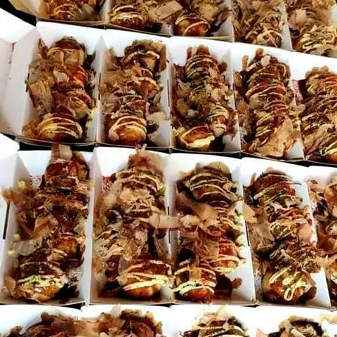 Hình ảnh Takoyaki sốt chua cay phần 4 viên