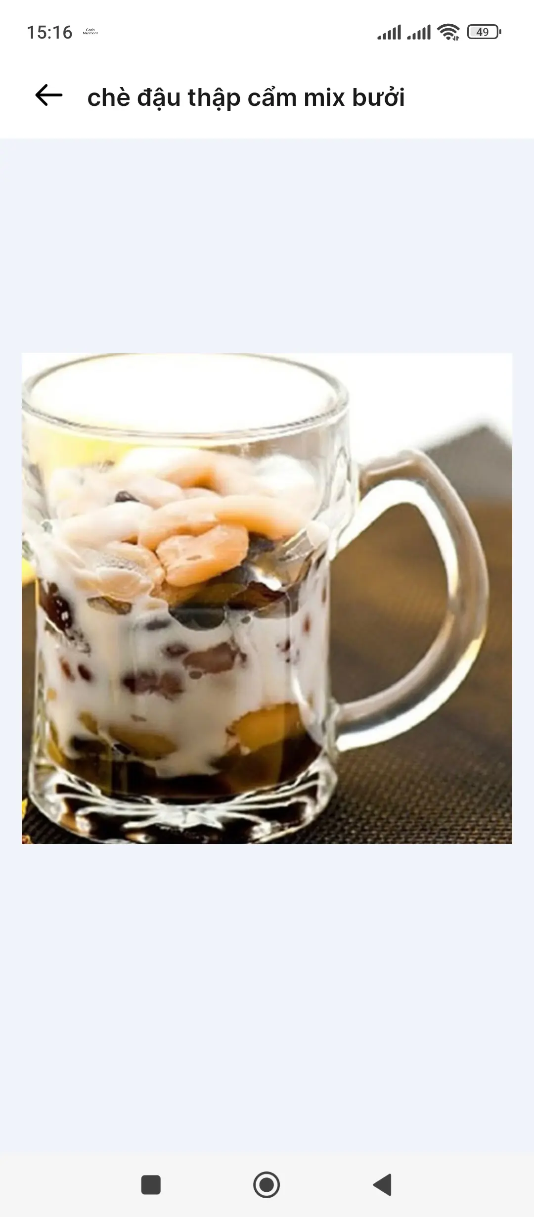 Hình ảnh Chè đậu thập cẩm mix bưởi