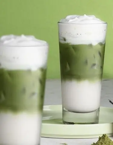 Hình ảnh Latte macha kem muối