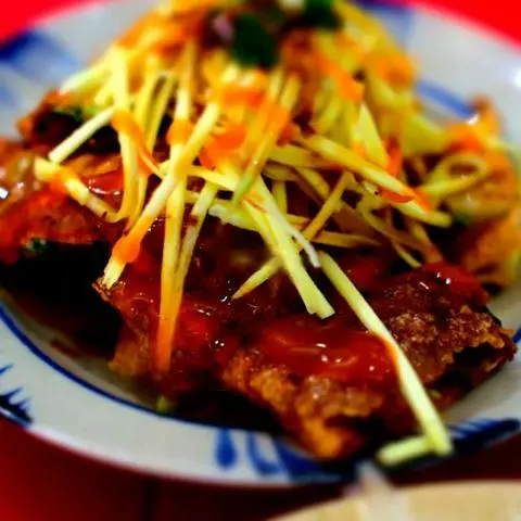 Hình ảnh Bánh tráng pate chiên trứng