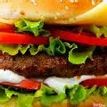 Hình ảnh Hamburger bò + Trứng