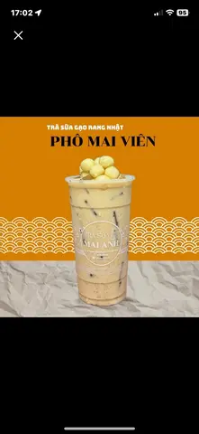 Hình ảnh Trà Sữa Gạo Rang Phomai Viên