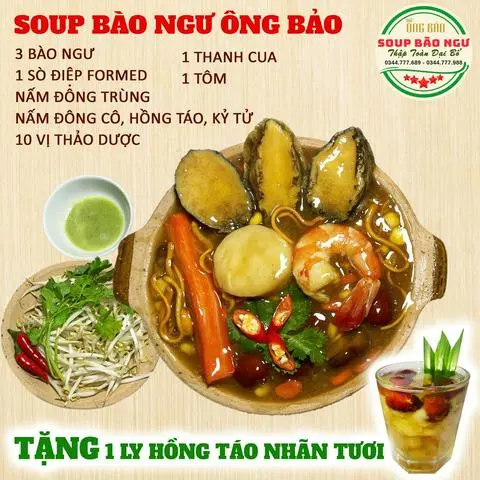 Hình ảnh Soup Bào Ngư Ông Bảo