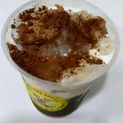 Hình ảnh Cà phê muối bánh flan