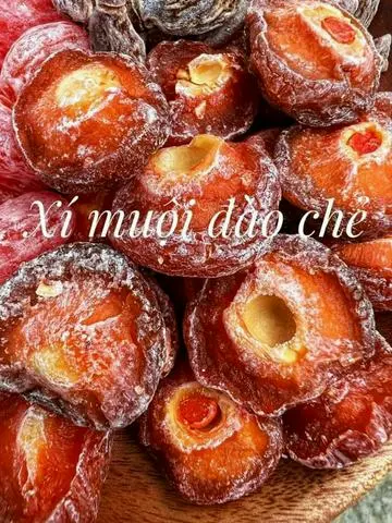 Hình ảnh Mứt đào chẻ 500g
