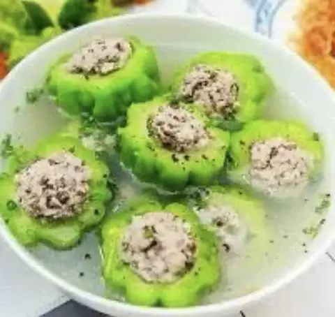 Hình ảnh CANH KHỔ QUA NHỒI THỊT 