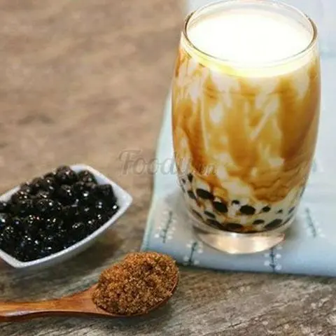 Hình ảnh Sữa tươi trân châu đường đen