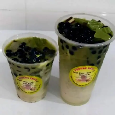 Hình ảnh Trà thái xanh matcha thạch trân châu