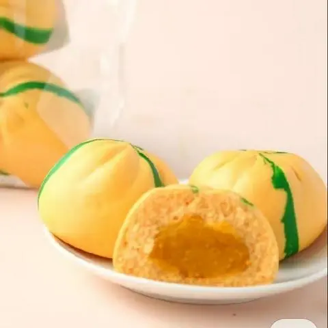 Hình ảnh Bánh bao bí đỏ sữa tươi