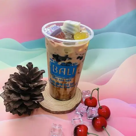Hình ảnh Trà sữa truyền thống full topping