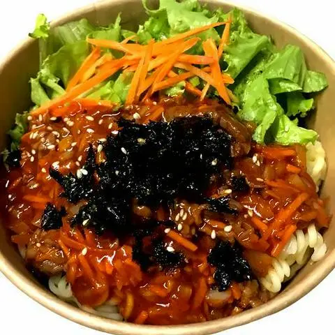 Hình ảnh Mì trộn thịt băm sốt jeju